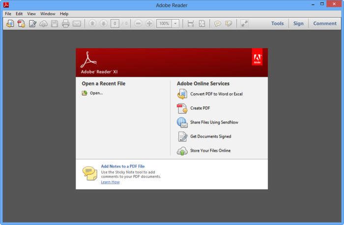 Adobe Reader 11